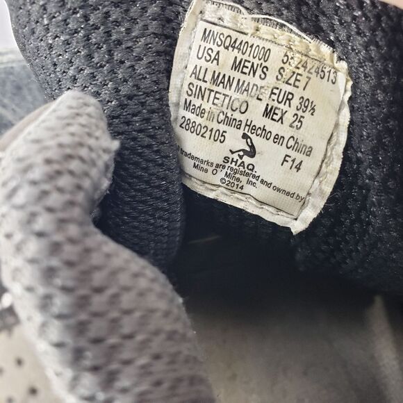 SHAQ Shaquille O'Neal Men's Sz 7 Basketball High Tops Shoes Retro  EUC skater - Picture 8 of 8